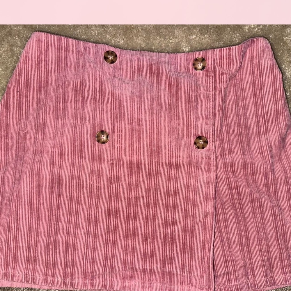 Wild Fable Rose Corduroy Mini Skirt